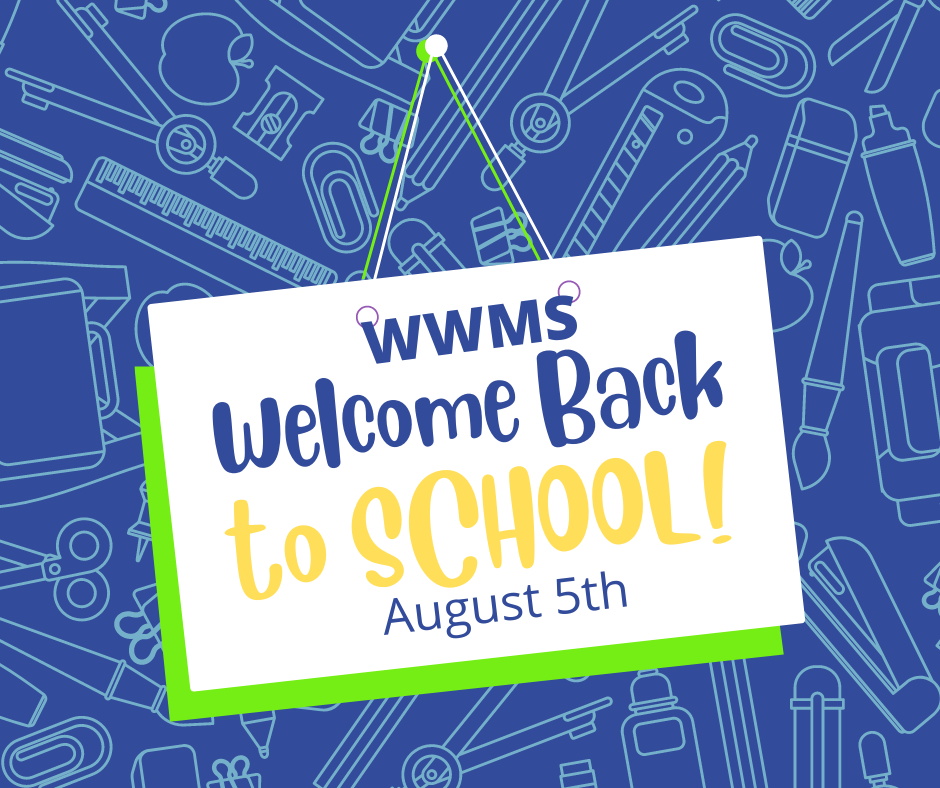 Welcome Back to School on August 5th.