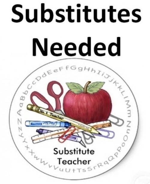 Substitute Teacher Needed