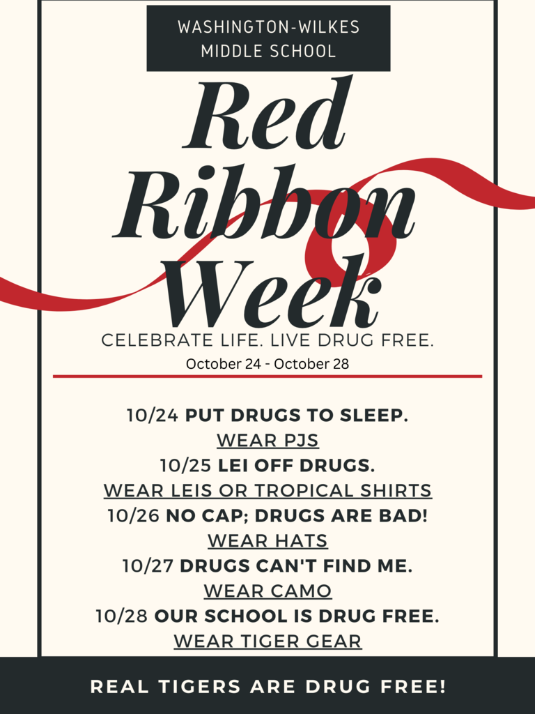 Red Ribbon Week Dress up days