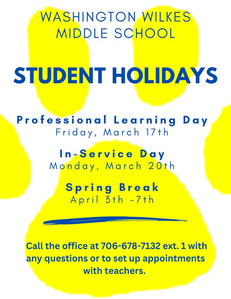Dates for Students Holidays