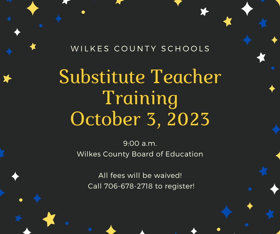 Sub Teacher Training